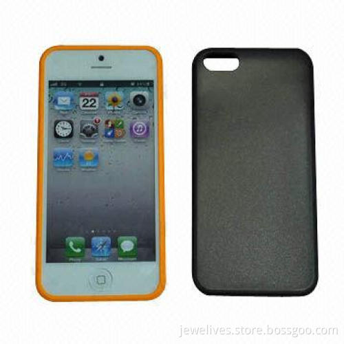 Crystal cases for iPhone 5S with TPU frame